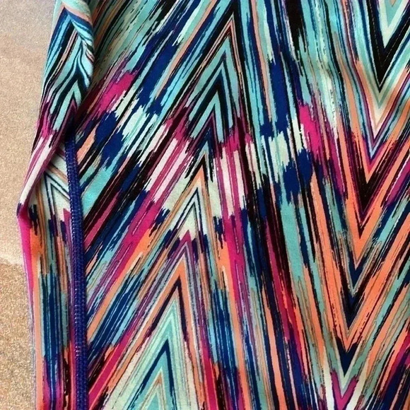 ❤️2/$30❤️[S]Zella Aztec Multi Colour Active Gym  Legging Pants - Picture 7 of 7